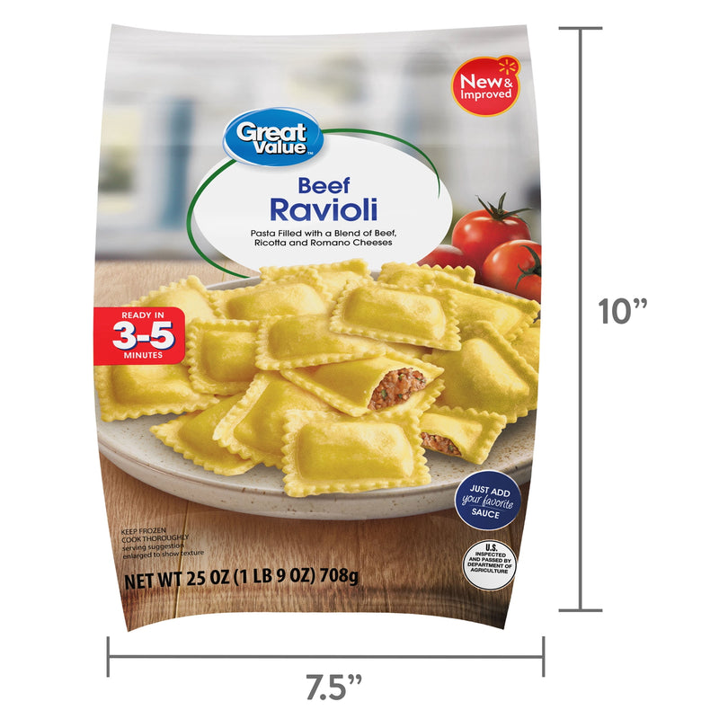 Great Value Beef Ravioli, 25 oz — photo 2