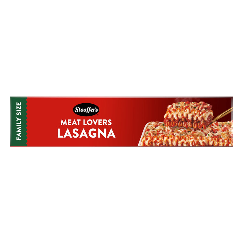 Stouffer’s Meat Lovers Lasagna, Family Size, Oven Ready Lasagna, Frozen Dinners 34 oz — photo 2