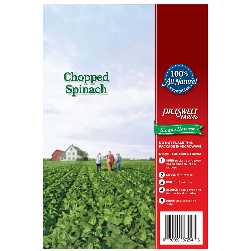 Pictsweet Farms Frozen Chopped Spinach, Simple Harvest, 24 oz Bag — photo 2