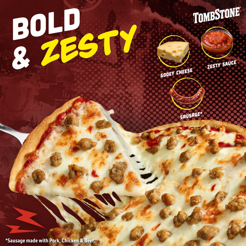 Tombstone Frozen Pizza Original Thin Crust Sausage Pizza, 20.9 oz — photo 2
