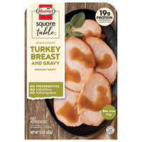 HORMEL SQUARE TABLE Sliced Roast Turkey Breast & Gravy, Refrigerated Entree, 15 oz Tray — photo 2