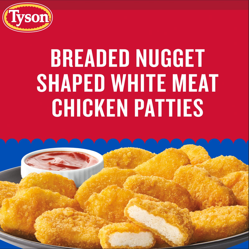 Tyson Frozen White Meat Chicken Nuggets, Family Pack, 64 oz, 11g Protein per Serving (Fully Cooked) — photo 2