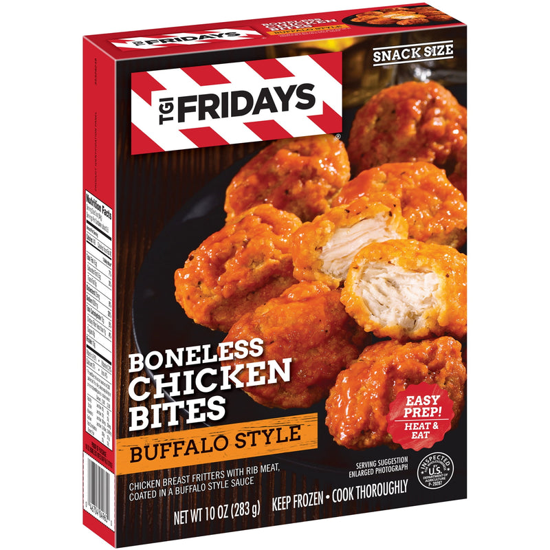 TGI Fridays Chicken Bites Frozen Appetizers, for Restaurant-Style Snacking and Hosting, Buffalo Style, 10 oz — photo 2