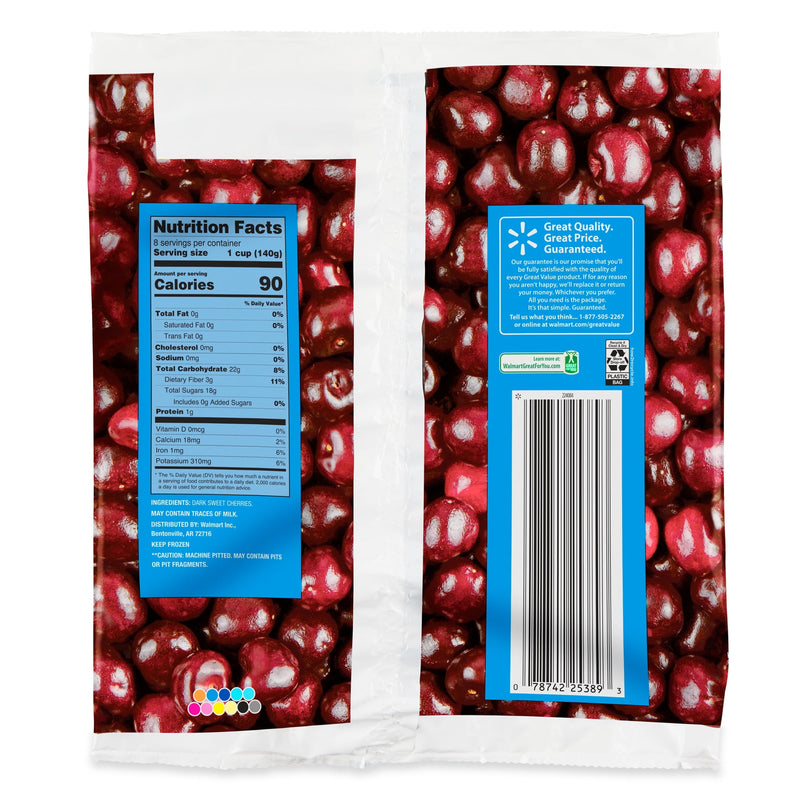 Great Value Pitted Dark Sweet Cherries, 40 oz (Frozen) — photo 2