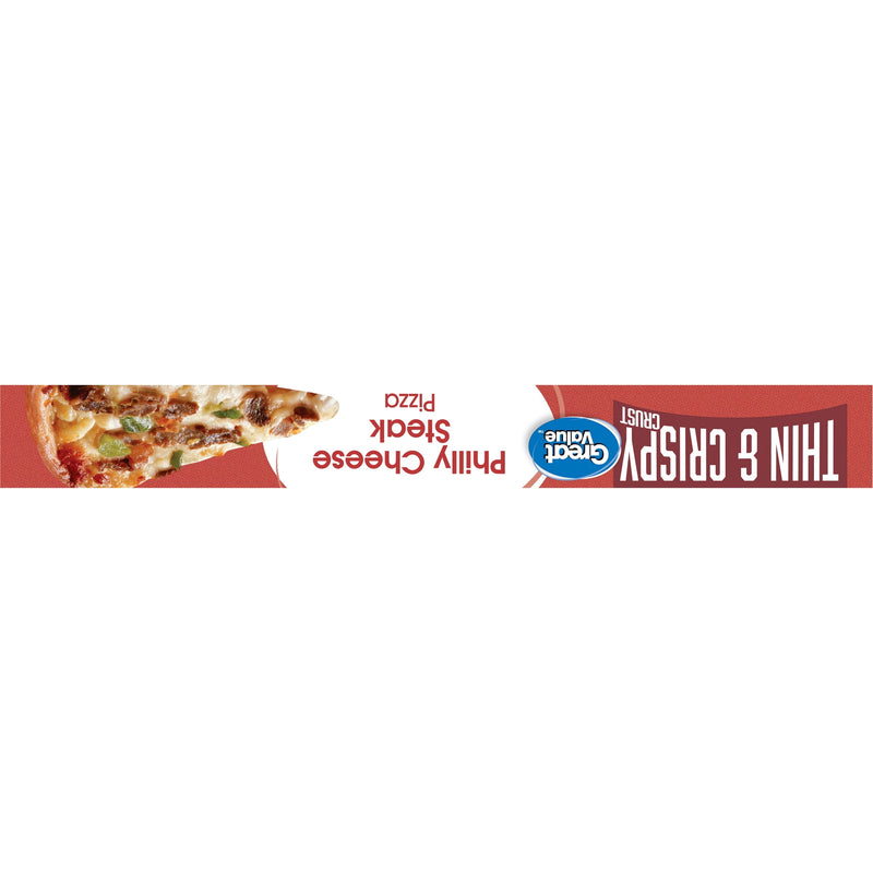 Great Value Thin Crust Philly Cheesesteak Pizza, 17.25 oz (Frozen) — photo 2