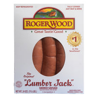 Roger Wood Lumber Jack Smoked Sausage (24 oz, Fully Cooked, Refrigerated) - Chicken, Pork & Beef — photo 2