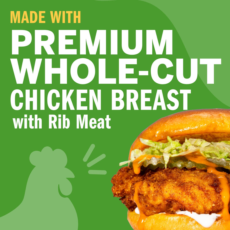 Realgood Foods Co. Lightly Breaded Chicken Breast Fillets, 20 oz Bag (Frozen) — photo 2
