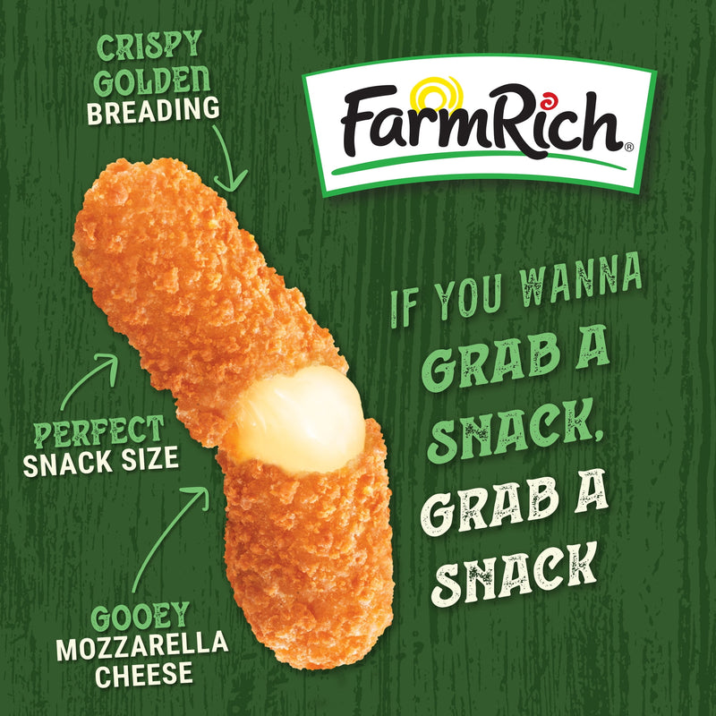 Farm Rich Breaded Mozzarella Cheese Sticks, 48 oz (Frozen Snacks and Appetizers) — photo 2