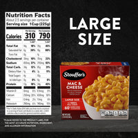 Stouffer’s Macaroni and Cheese, Large Size, Oven or Microwave Dinner, Easy Frozen Dinners 1.25 lb. — photo 2