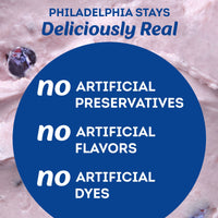 Philadelphia Flavored Cream Cheese Spread, 1 Tub, for Smooth, Spreadable Mornings, Blueberry, No Artificial Preservatives, Flavors or Dyes, 7.5 oz — photo 2