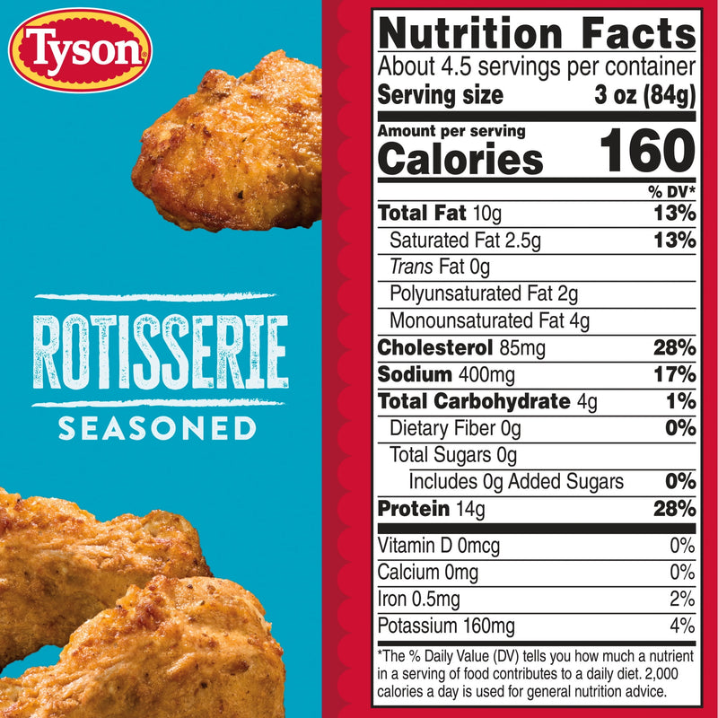 Tyson Rotisserie Seasoned Crispy Wings, 20 oz (Frozen, Fully Cooked) — photo 2