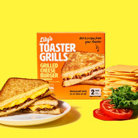 Lily's Toaster Grills - Grilled Cheeseburger Sandwich - Frozen Meal, 2 Pack — photo 2