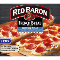 Red Baron Pepperoni French Bread Frozen Personal Pizza, 10.8 oz 2 Pack — photo 2
