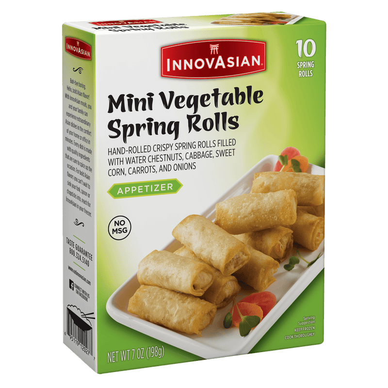 InnovAsian Mini Vegetable Spring Rolls, 7 oz (Frozen) — photo 2
