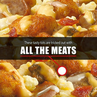 DEVOUR All Day Breakfast Double Sausage & Smoked Bacon Loaded Tater Tots Frozen Meal, 9 oz Box — photo 2