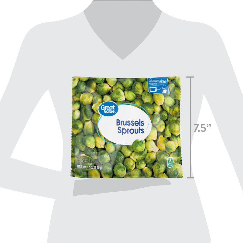 Great Value Brussels Sprouts, 12 oz Bag (Frozen) — photo 2