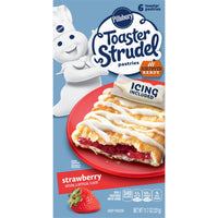 Pillsbury Frozen Toaster Strudel Pastries, Strawberry, 6 Ct, 11.7 oz — photo 2
