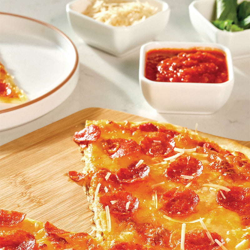 Jus-Rol Round & Thin Pizza Crust, Pre-Rolled Refrigerated Dough, 7.8 oz, Thin Crust Base for Homemade Pizza — photo 2