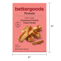 bettergoods High Protein Cinnamon French Toast Sticks, 16 oz Box (Frozen) — photo 2