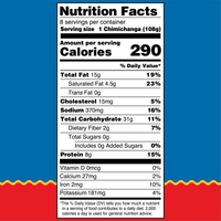 El Monterey Beef & Bean Chimichangas, 30.4 oz, 8 Count (Frozen) — photo 3