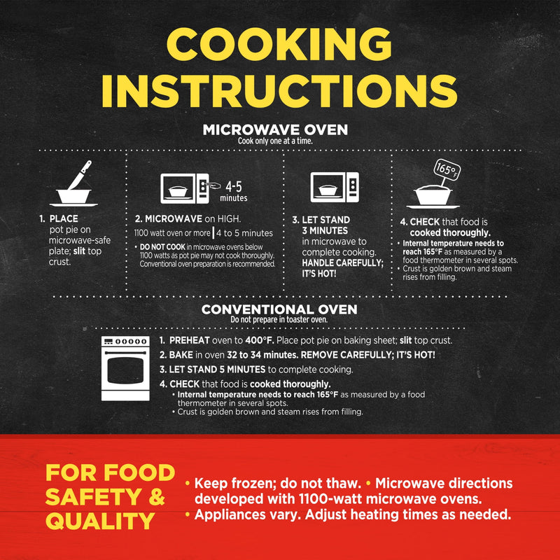 Banquet Chicken Pot Pie, 11g Protein, Frozen Meal, 7 oz. — photo 3
