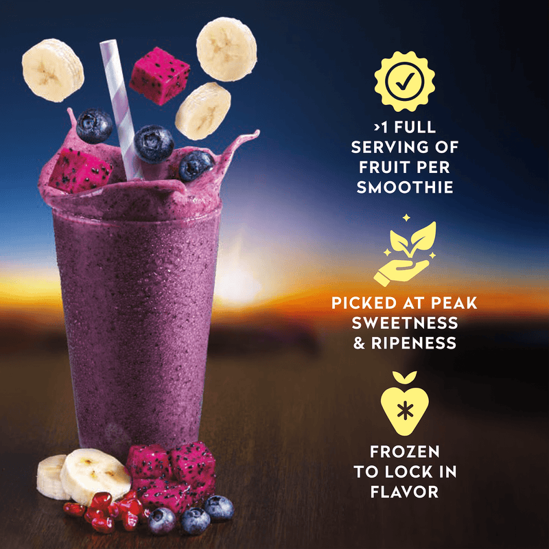 Dole Boosted Blends Frozen Blueberry and Banana Protein Smoothie Blend, 32 oz — photo 4