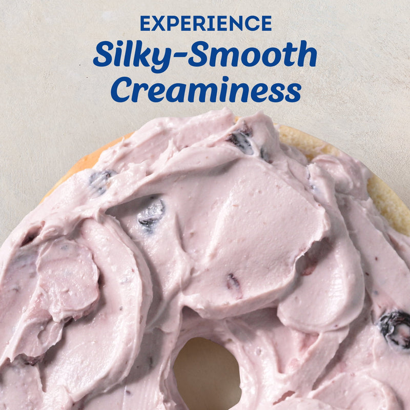Philadelphia Flavored Cream Cheese Spread, 1 Tub, for Smooth, Spreadable Mornings, Blueberry, No Artificial Preservatives, Flavors or Dyes, 7.5 oz — photo 3
