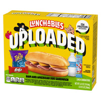 Lunchables Uploaded Ham and American Sub Sandwich Snack Kit, 16.1 oz Box, Refrigerated, Whole — photo 3
