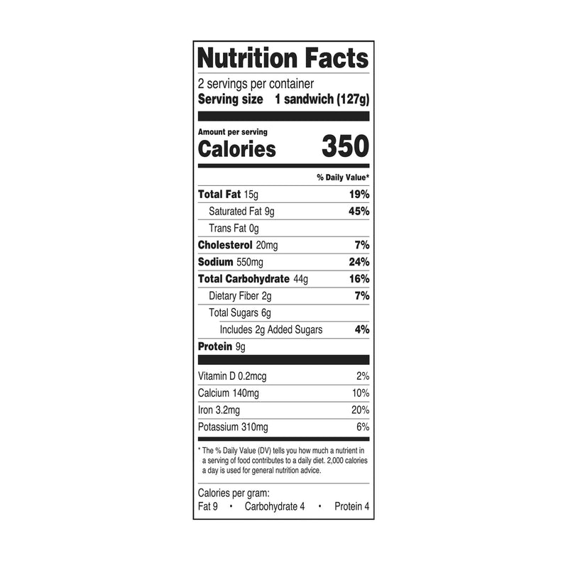 Great Value Pepperoni & Cheese Filled Sandwiches, 9 oz, 2 Count (Frozen) — photo 3