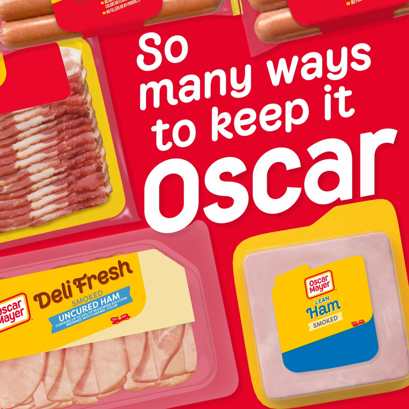 Oscar Mayer Lean Smoked Ham Sliced Deli Meat, for Sandwiches and Easy Lunches, 16 oz — photo 3