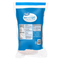 Great Value 100% Pure Beef Burgers, 85% Lean/15% Fat, 3 lbs, 12 Count (Frozen) — photo 3