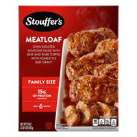 Stouffer’s Frozen Dinner Meatloaf, Family Size, Meatloaf Frozen Meal, Easy Family Meal — photo 3