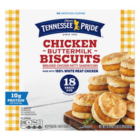 Odom’s Tennessee Pride Chicken & Buttermilk Biscuits, Snack Size Breakfast Sandwiches, 18 Count (Frozen) — photo 3