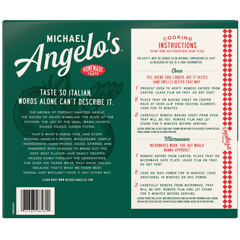 Michael Angelo's Lasagna with Meat Sauce Frozen, 46 oz Box — photo 4