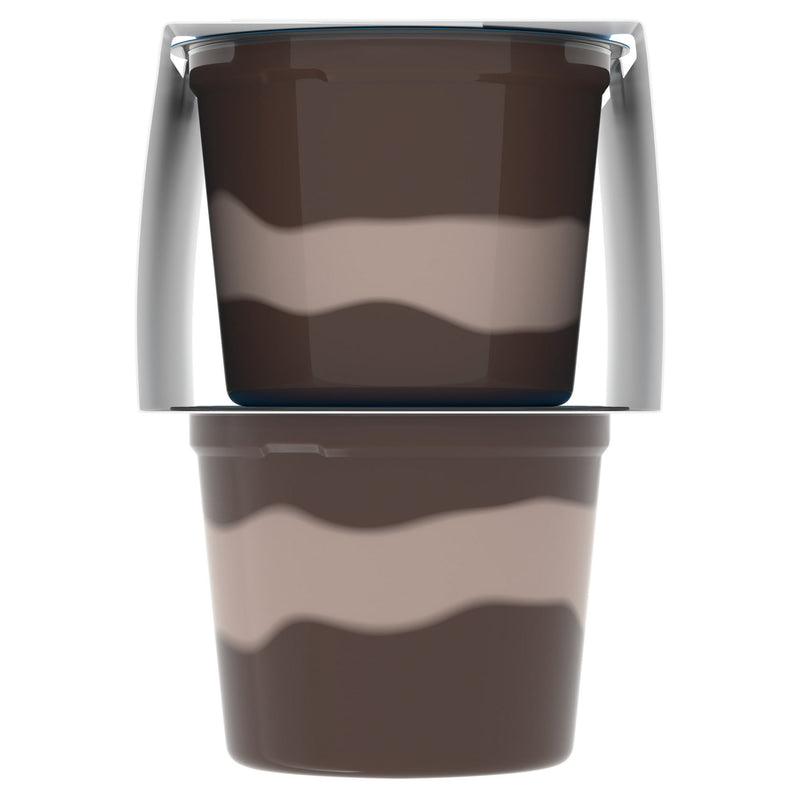 Jell-O Original Chocolate Vanilla Swirls Artificially Flavored Ready-to-Eat Pudding Snack Cups, 4 Count Cups — photo 3