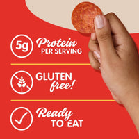 HORMEL Pepperoni Slices, Pizza Topping, Gluten Free, Refrigerated, 6 oz Plastic Resealable Package — photo 3