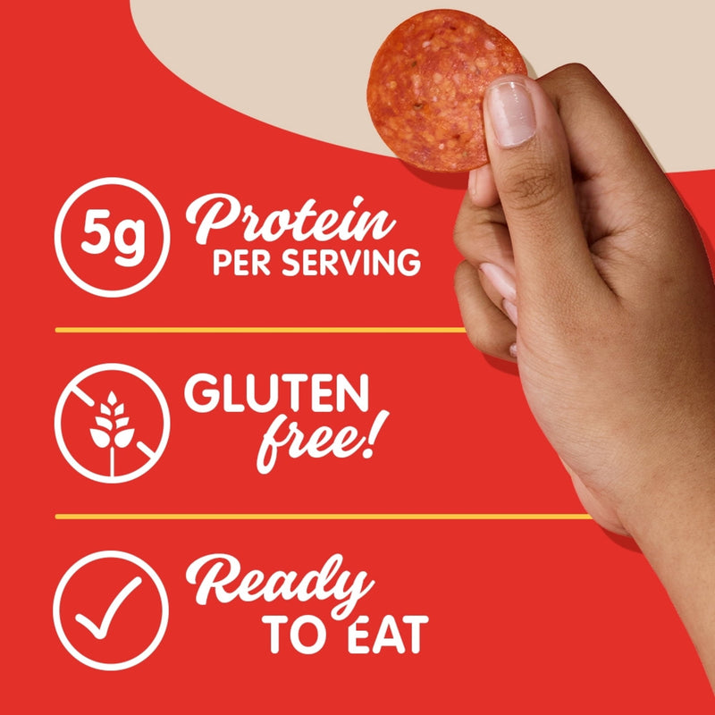 HORMEL Pepperoni Slices, Pizza Topping, Gluten Free, Refrigerated, 6 oz Plastic Resealable Package — photo 3