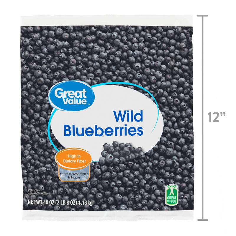 Great Value Wild Blueberries, 40 oz (Frozen) — photo 3