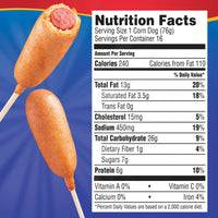 State Fair 100% Beef Corn Dogs, 42.7 oz, 16 Count (Frozen) — photo 3