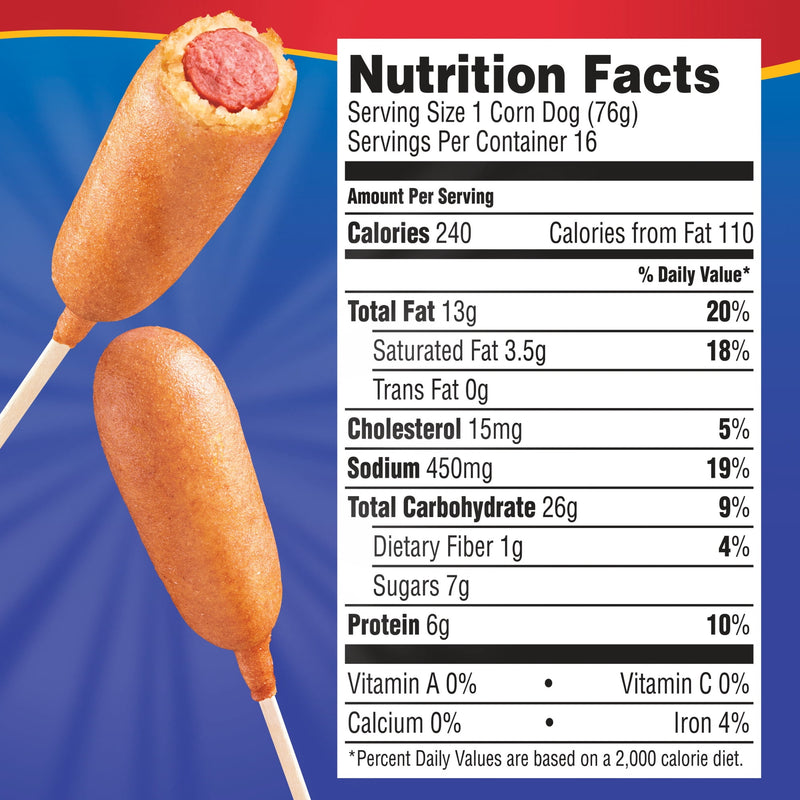 State Fair 100% Beef Corn Dogs, 42.7 oz, 16 Count (Frozen) — photo 3