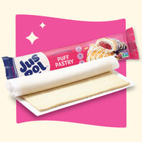 Jus-Rol Flaky & Layered Puff Pastry Sheet, Pre-Rolled Refrigerated Dough, 13.2 oz, 1 Sheet, For Sweet or Savory Baking — photo 3