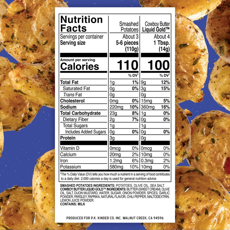 Kinder's Cowboy Butter Frozen Smashed Potatoes, 13 oz Bag — photo 3