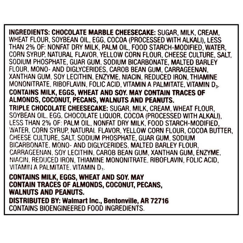 Great Value Chocolate Lovers Cheesecake Sampler, 12 oz, 4 Slices — photo 3