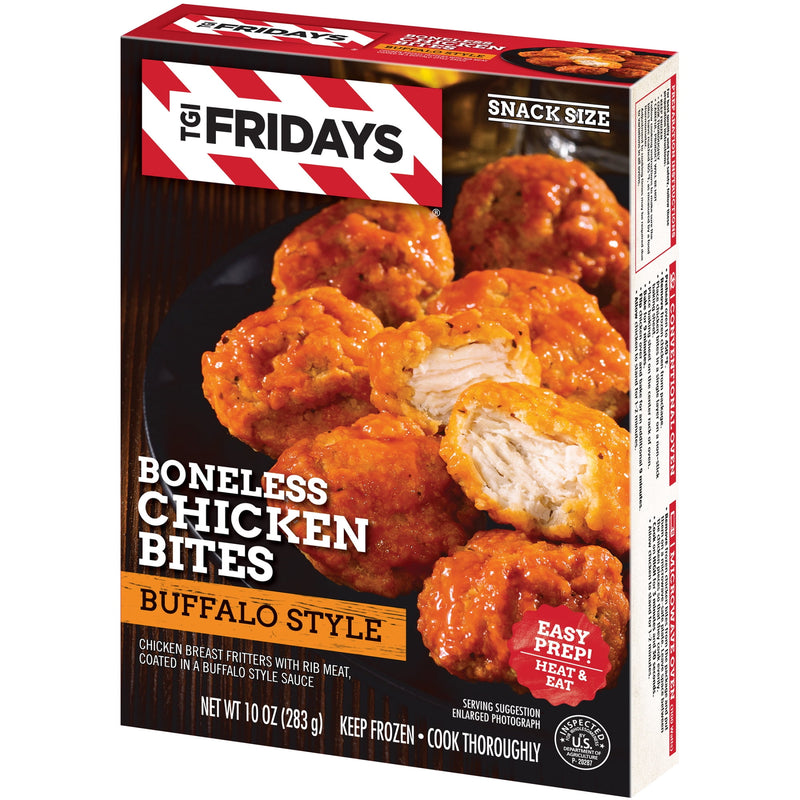 TGI Fridays Chicken Bites Frozen Appetizers, for Restaurant-Style Snacking and Hosting, Buffalo Style, 10 oz — photo 3