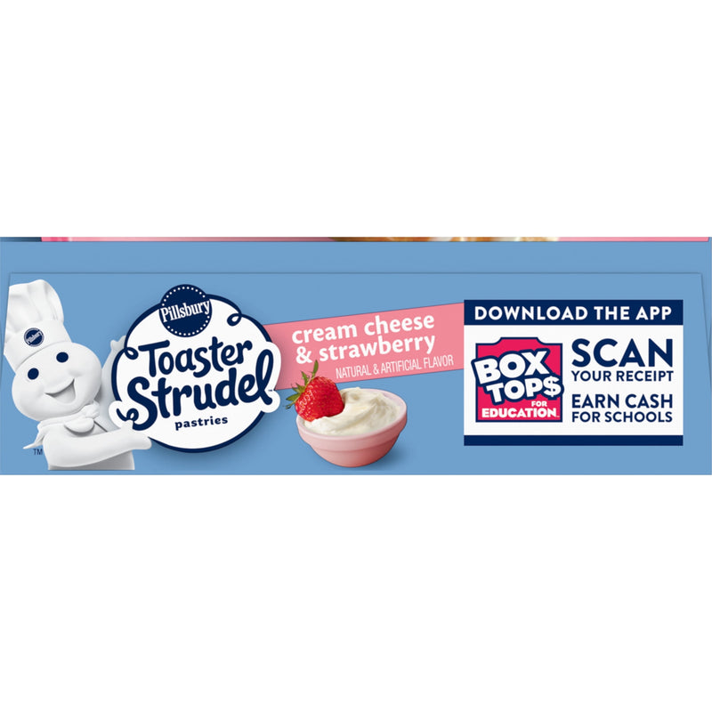Pillsbury Frozen Toaster Strudel Pastries, Cream Cheese and Strawberry, 6 Count, 11.7 oz — photo 3