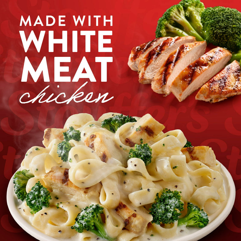 Stouffer’s Chicken Fettuccine Alfredo, Single Serve, Alfredo Pasta, Frozen Chicken Pasta 10.5 oz — photo 3