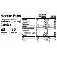 Hillshire Farm Ultra Thin Sliced Oven Roasted Turkey Breast and Honey Ham Lunchmeat, 16 oz Variety Pack Plastic Tub, Refrigerated — photo 3