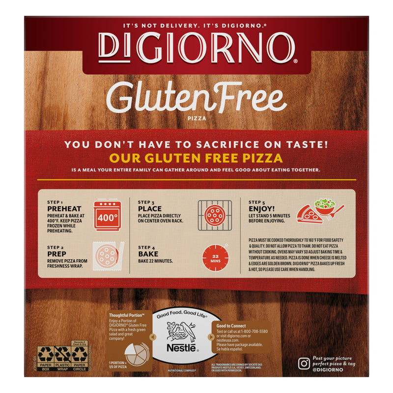DiGiorno Frozen Pizza Gluten Free Crust Pepperoni Pizza, 24.2 oz — photo 3