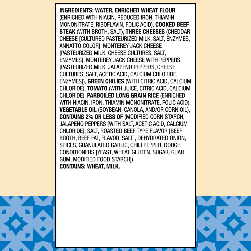El Monterey Signature Shredded Steak and Cheese Burritos 57.6 oz, 12 Count (Frozen) — photo 3