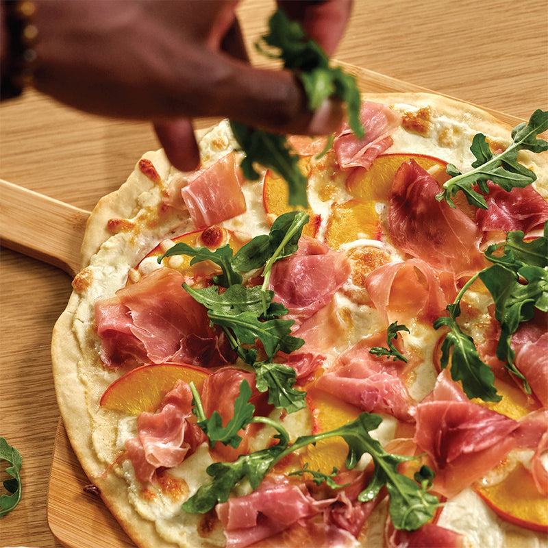 Jus-Rol Round & Thin Pizza Crust, Pre-Rolled Refrigerated Dough, 7.8 oz, Thin Crust Base for Homemade Pizza — photo 3